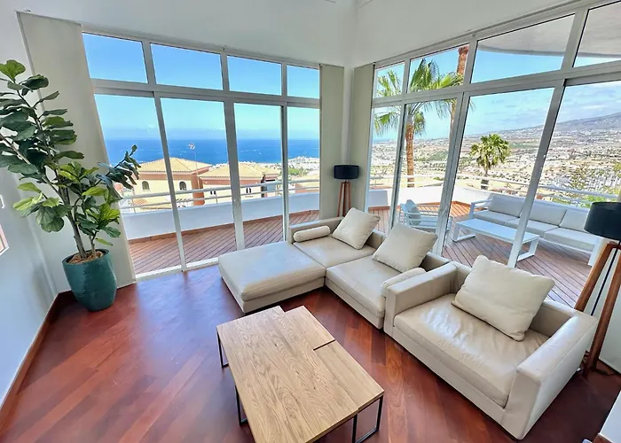 Luxury Taoro Private Heated Pool Free Car Except Christmas Villa Costa Adeje (Tenerife)